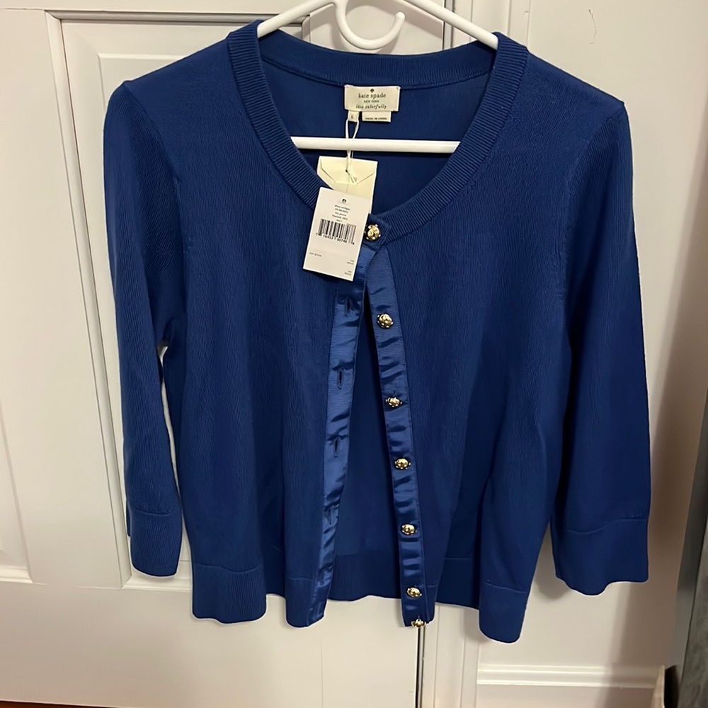 Kate Spade Blue Cardigan